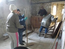 Nettoyage de l'église